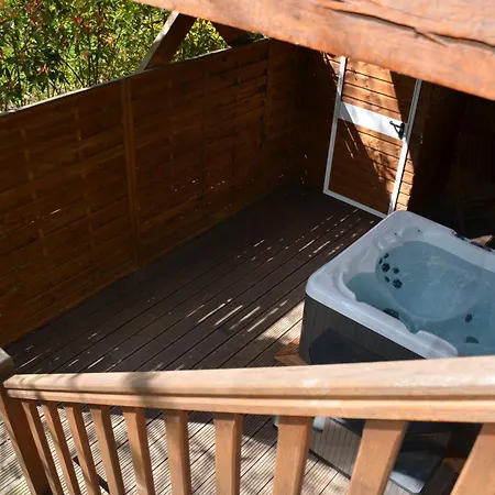 Cabane Avec Jacuzzi Privatif Du Manoir Du Parc - Adults Only Amboise Exterior foto