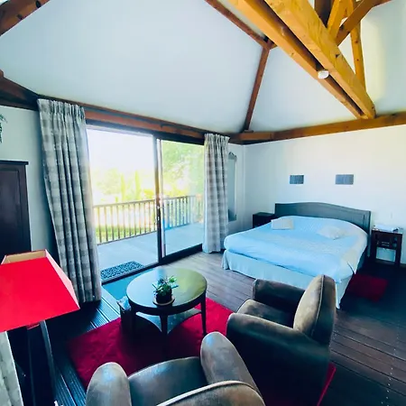 Cabane Avec Jacuzzi Privatif Du Manoir Du Parc - Adults Only Amboise Exterior foto